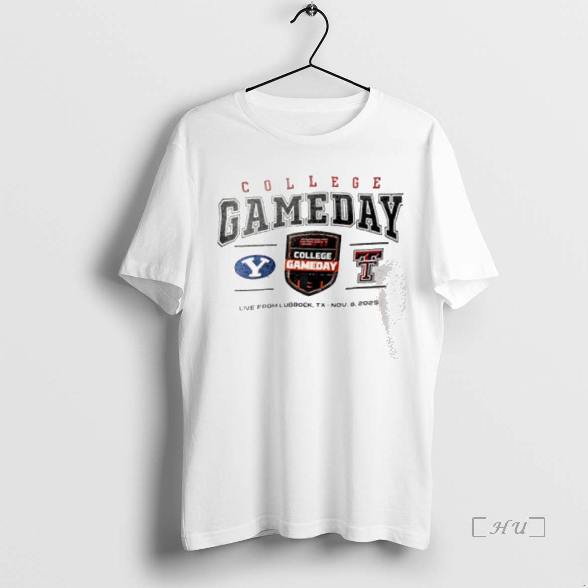 Officials Byu Cougars Vs Texas Tech Red Raiders College Gameday 2025 Premium T Shirts Sweater