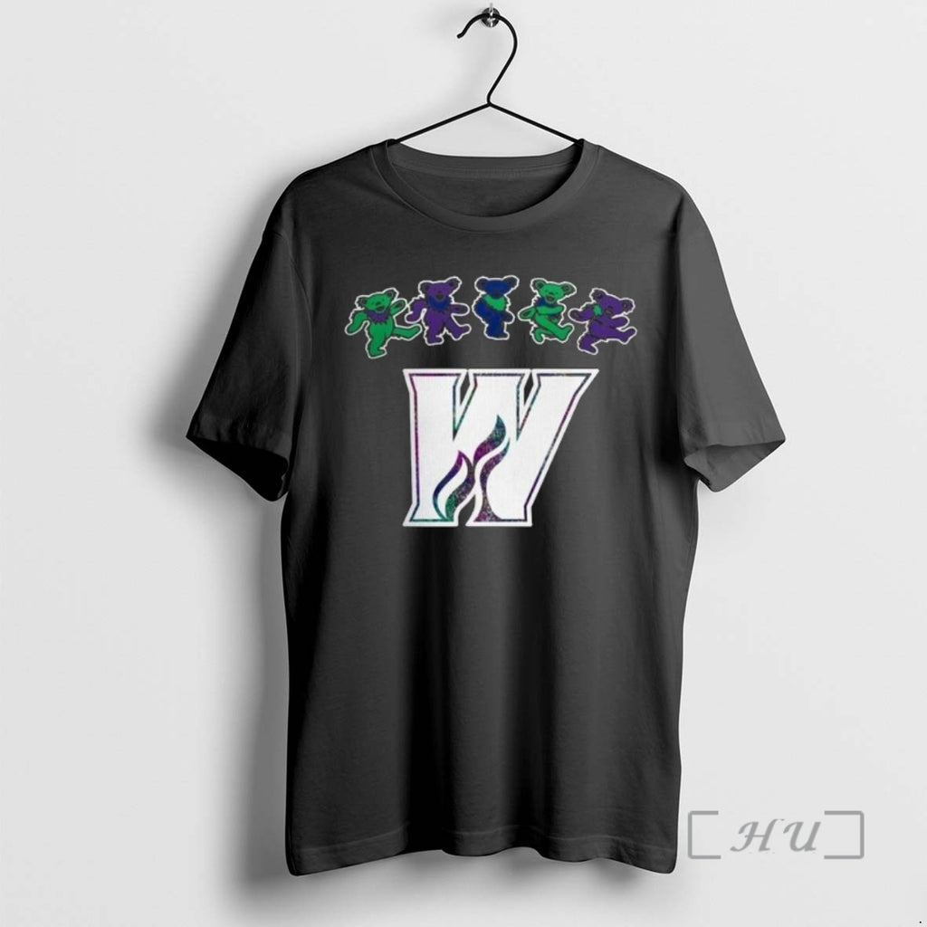 Officials Calgary Wranglers X Grateful Dead 60 Years 2025 Hockey