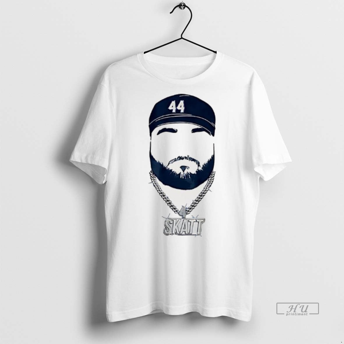 Officials Cameron Skattebo New York Giants Blank Face Diamond Necklace Tee Shirt Sweater
