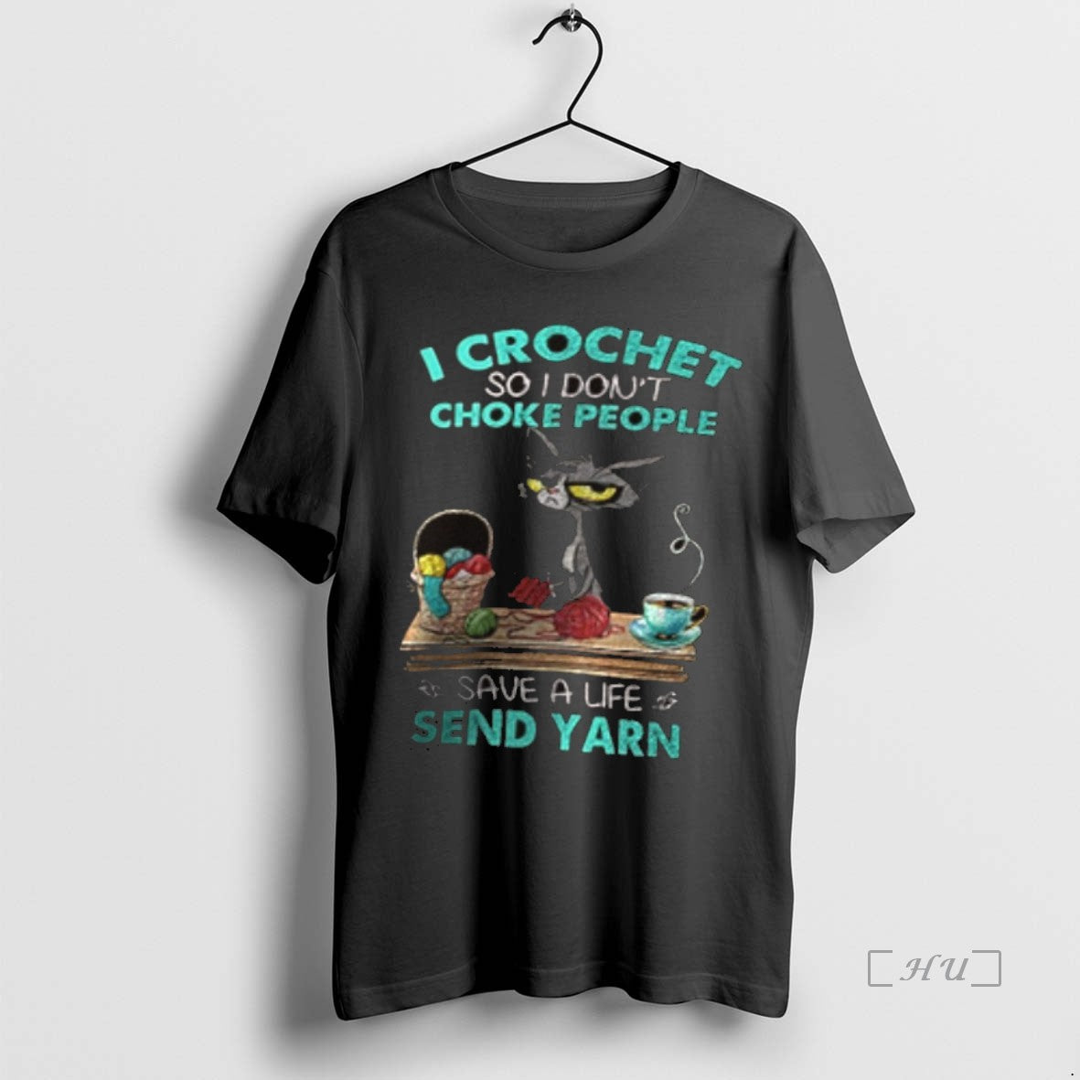 Officials Cat Crochet So I Dont Choke People Save A Life Send Yarn Premium