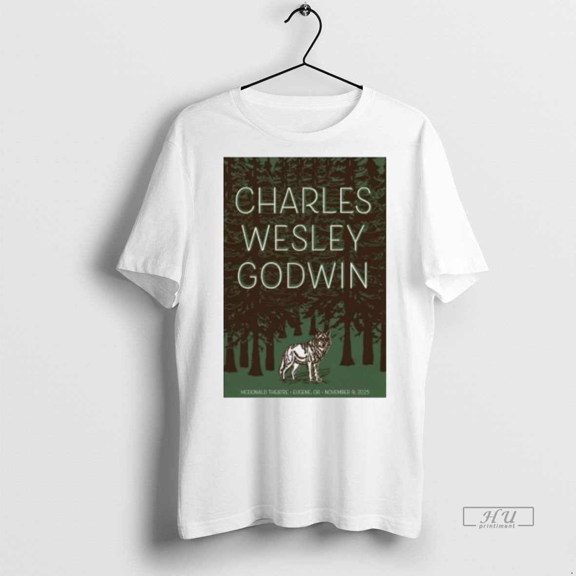 Officials Charles Wesley Godwin Nov 9 2025 Mcdonald Theatre Eugene Or Circle White Premium Tee