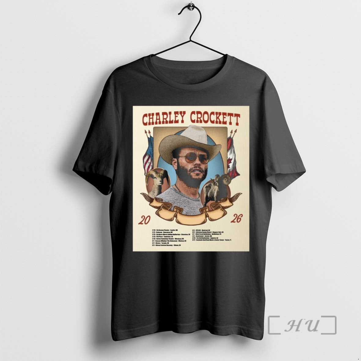 Officials Charley Crockett 2026 2 20 5th Avenue Theatre Seattle Wa 2 21 Orpheum Vancouver