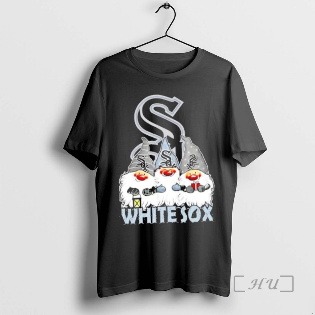 Officials Chicago White Sox X Gnomes Xmas Christmas Premium T Shirt Sweater