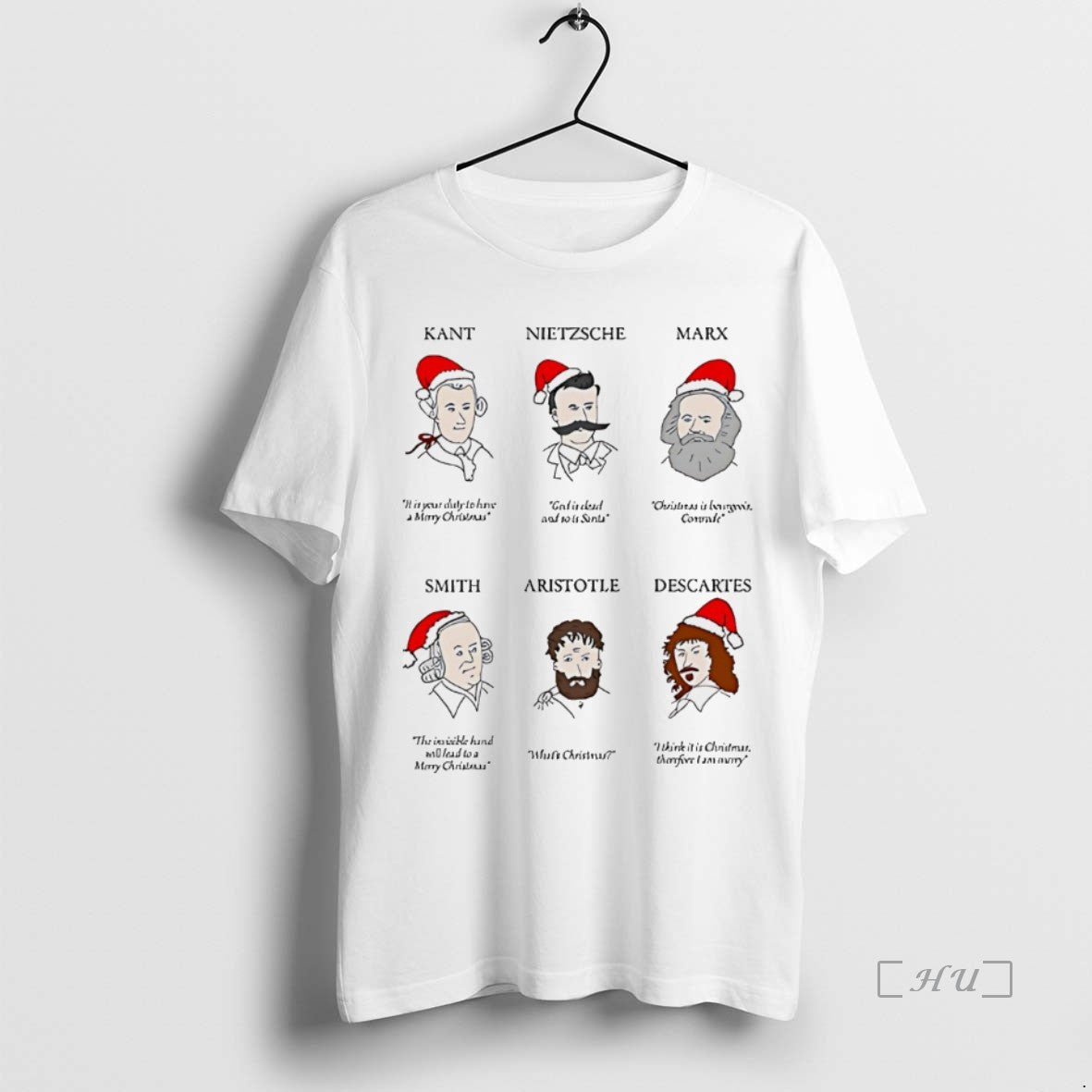 Officials Christmas Philosophers Funny White