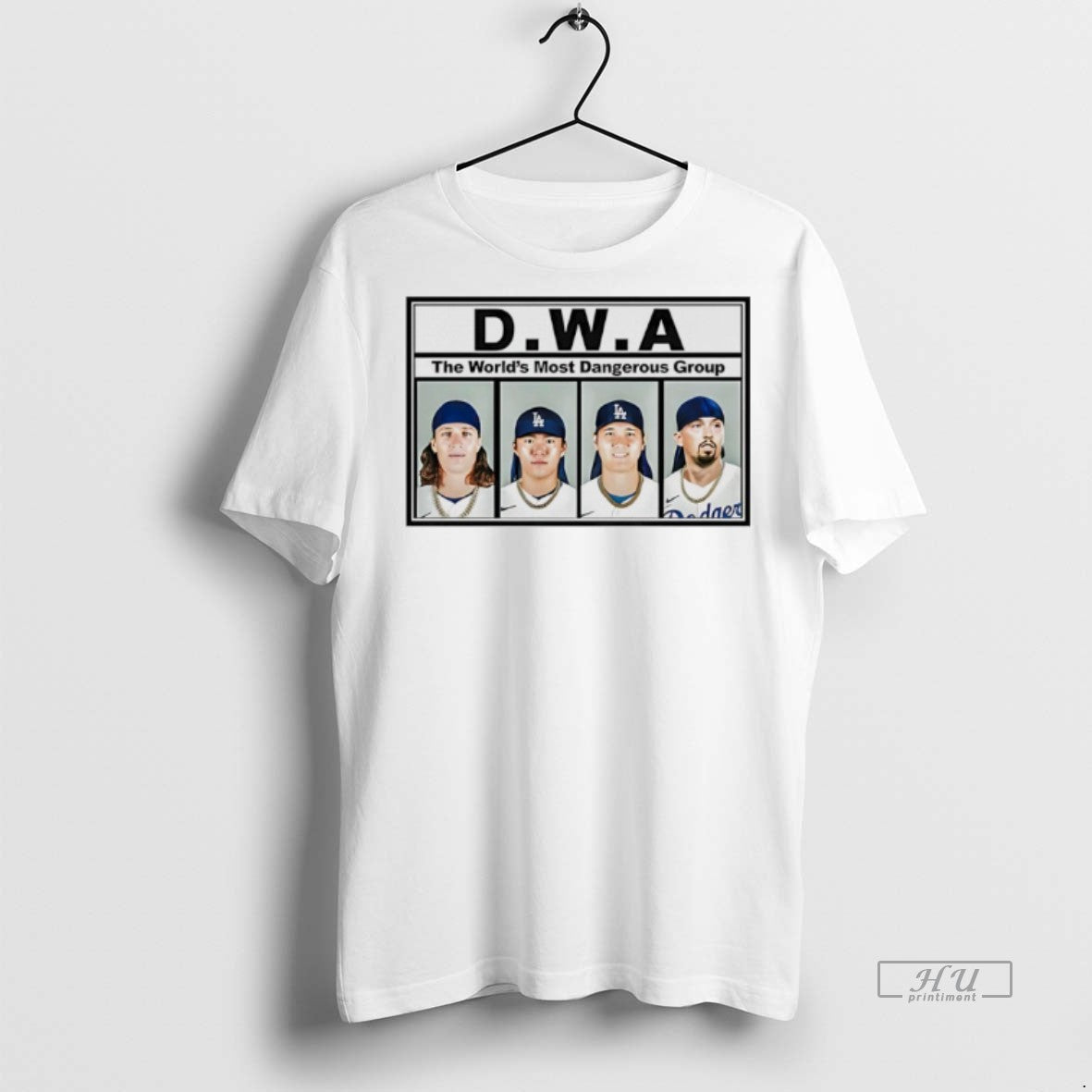 Officials Dwa The Worlds Most Dangerous Group Los Angeles Dodgers Premium Tee Shirt Sweater