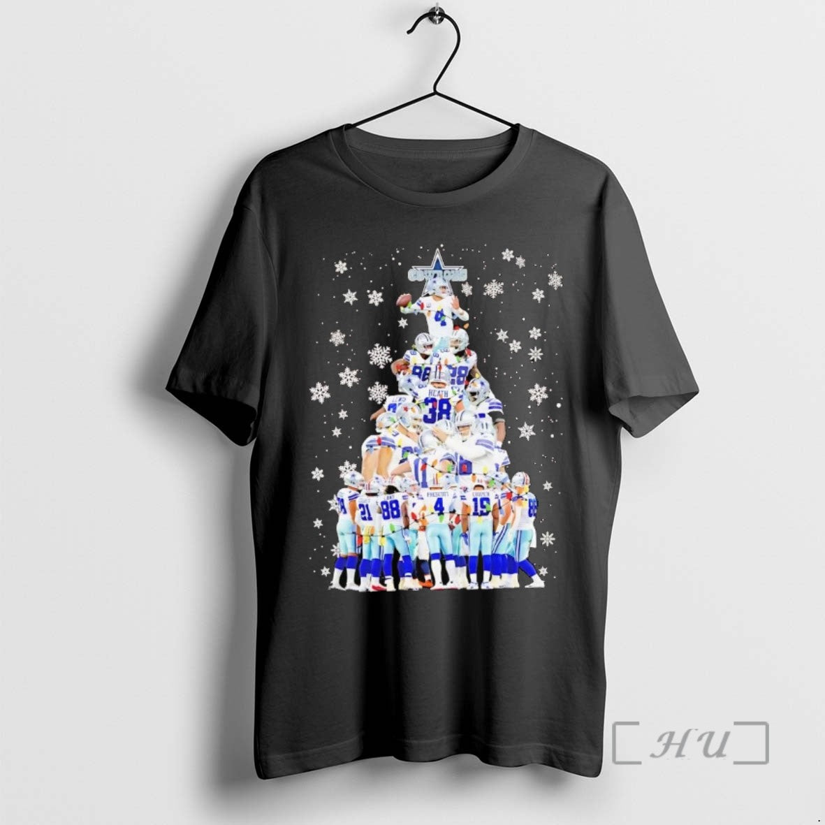 Officials Dallas Cowboys Team Players Christmas Tree
