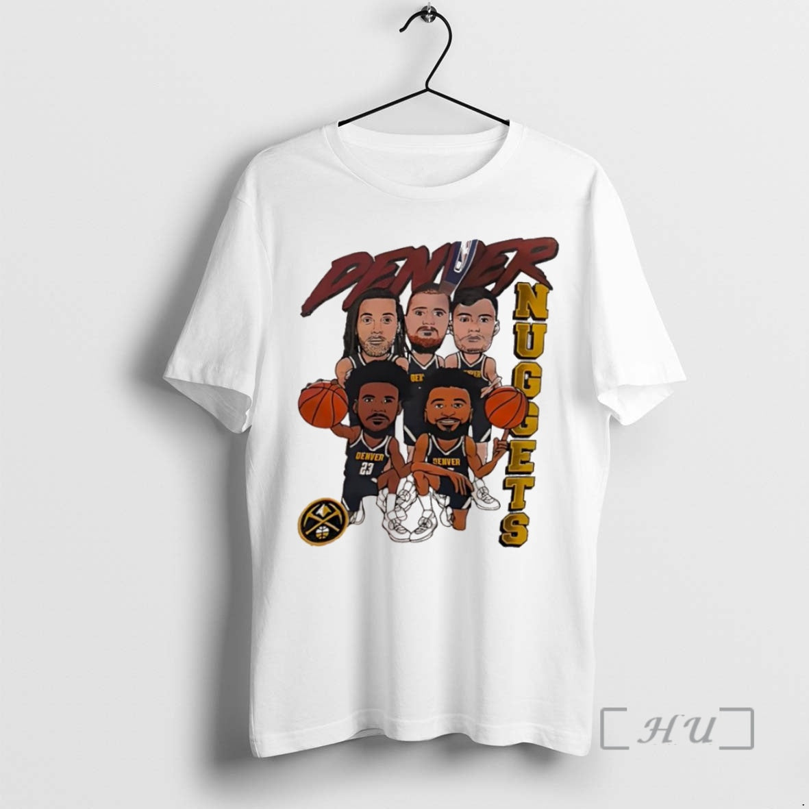 Officials Denver Nuggets All Players Action Graphic T Shirt Sweater