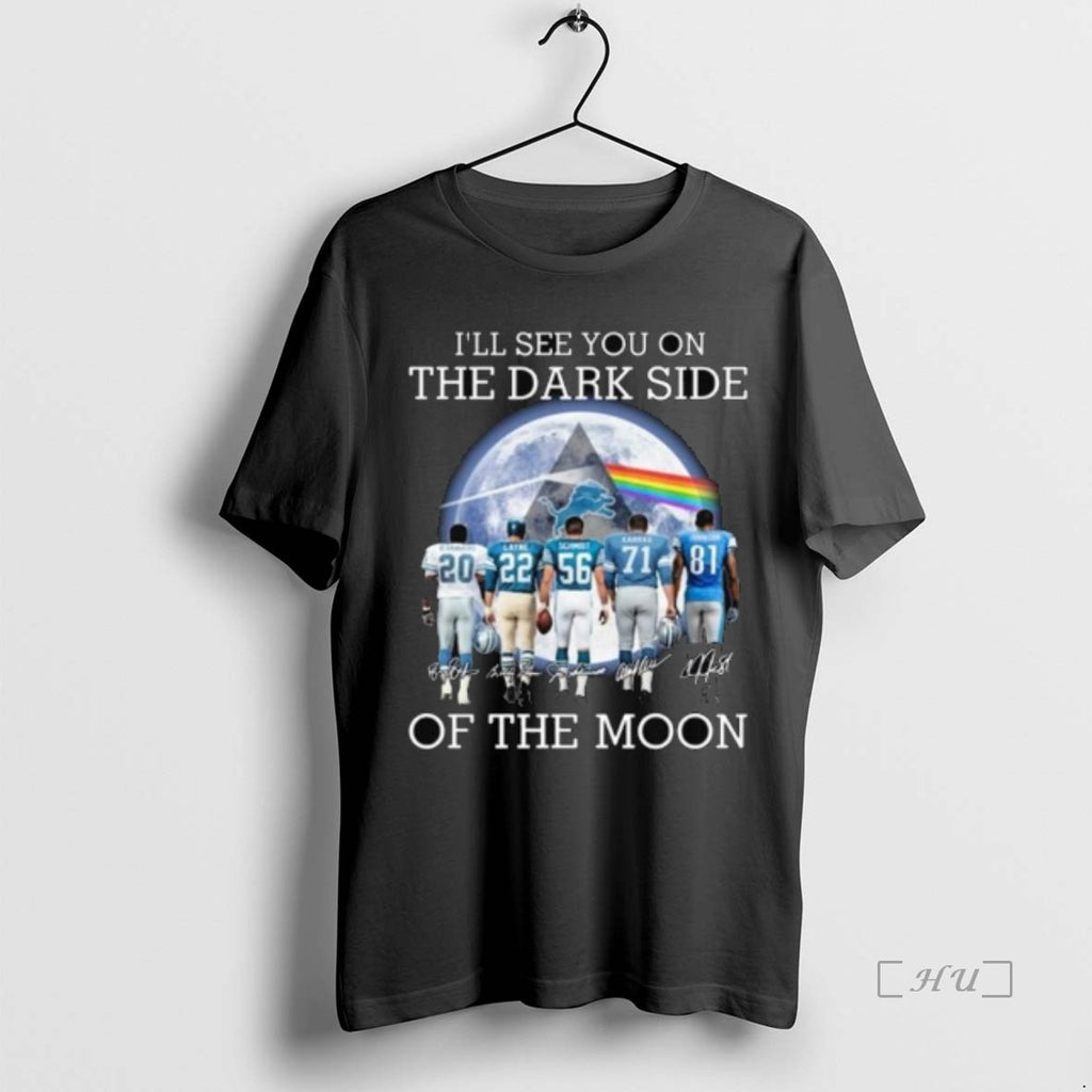 Officials Detroit Lions Ill See You On The Dark Side Of The Moon Signatures 2025