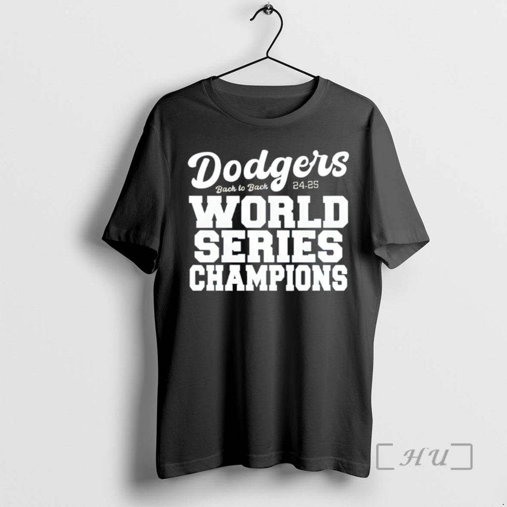 Officials Dodgers Back 2 Back World Series Champions Los Angeles Dodgers Mlb 24 25 Premium
