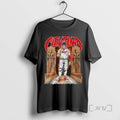 Officials Donovan Mitchell Cleveland Baseball Skeleton Flame T Shirt Sweater