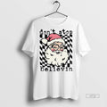 Officials Dont Stop Believin Retro Santa Christmas Premium Tee Shirt Sweater