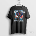 Officials Eagle Flag 250 Years 1776 2026 250th Birthday Premium Tee Shirt Sweater