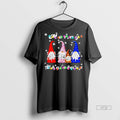 Officials Family Gnomes Merry Christmas Lights And Snowflakes Graphic Tee Shirt Sweater