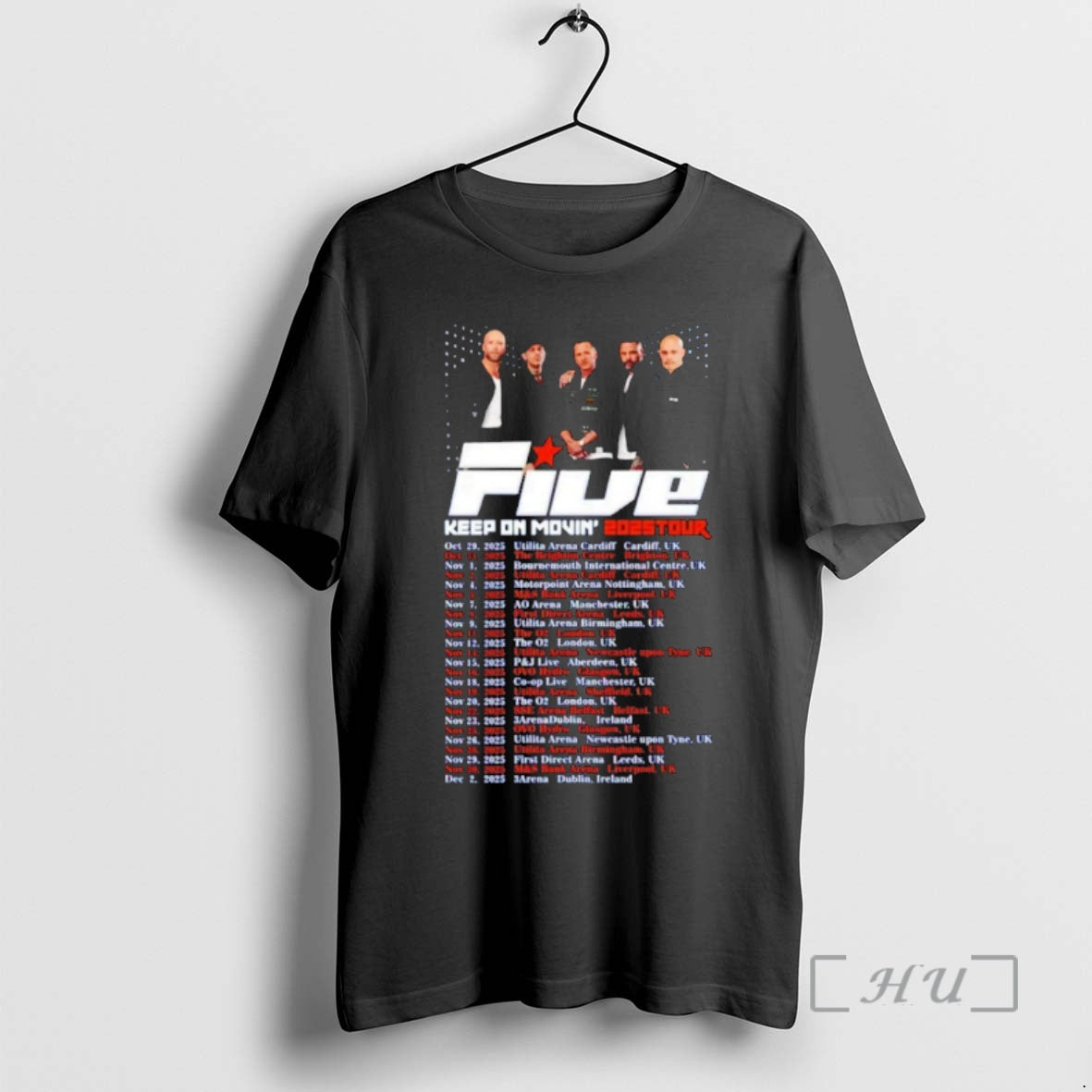 Officials Five Band Keep On Movin 2025 Tour World Tour