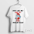 Officials Fjpvfdtp Smurf Santa Claus Middle Finger Dont Like Me Fuck Off Problem Solver Christmas