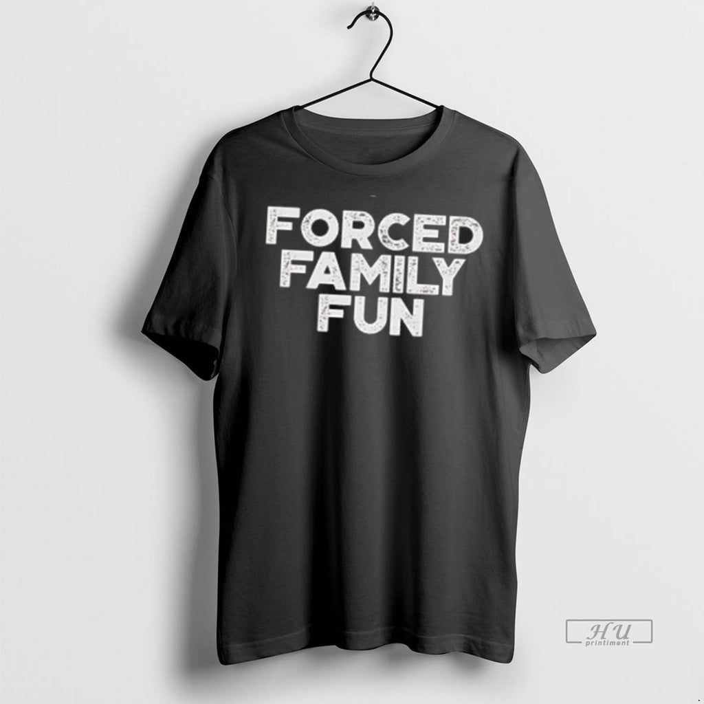 Officials Forced Family Fun Funny Retro Christmas Premium Tee Shirt Sweater