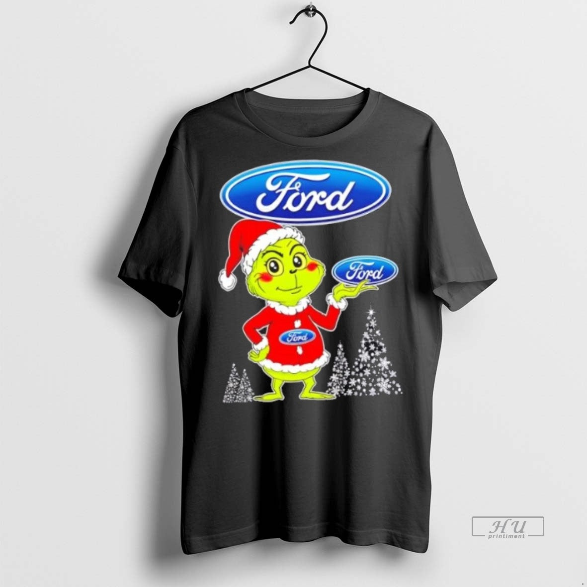Officials Ford And Grinchmas Christmas Tree Premium Tee Shirt Sweater