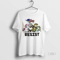 Officials Frog T Rex Panda Unicorn Animals Resist Us Flag Graphic Tee Shirt Sweater
