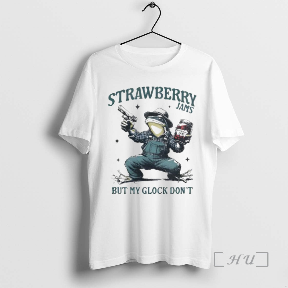 Officials Frog Strawberry Jams But My Glock Dont Premium T Shirt Sweater
