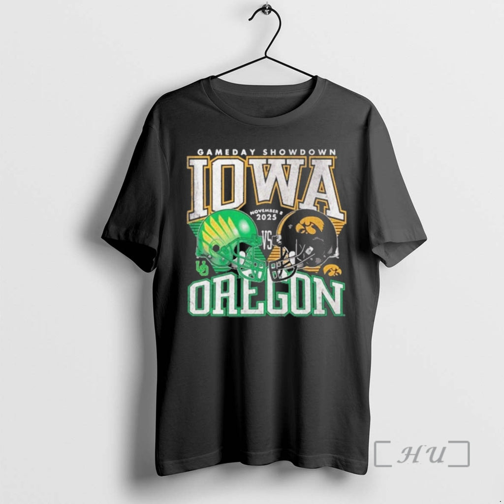 Officials Gameday Showdown Football Iowa Vs Oregon 2025 Premium T Shirt Sweater