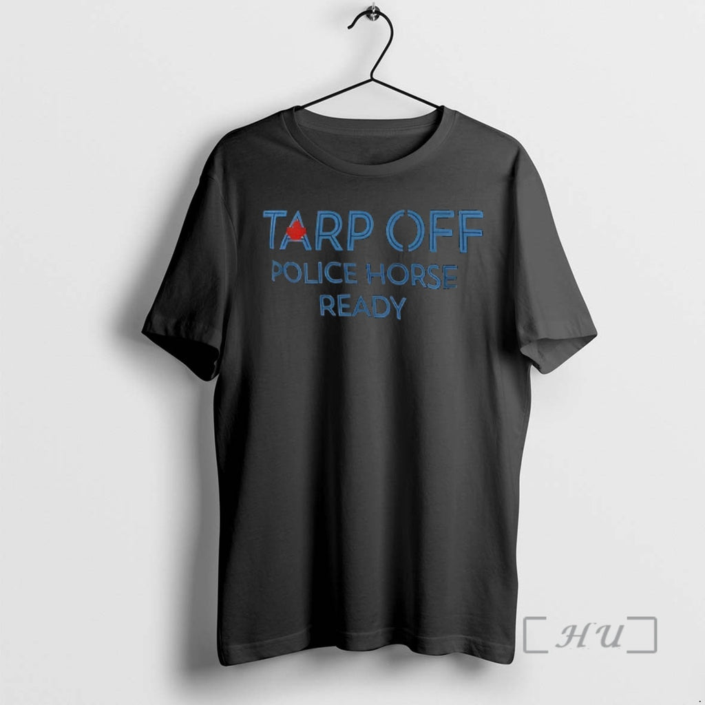 Officials George Springer Tarp Off Police Horse Ready Blue Jays T Shirt Sweater
