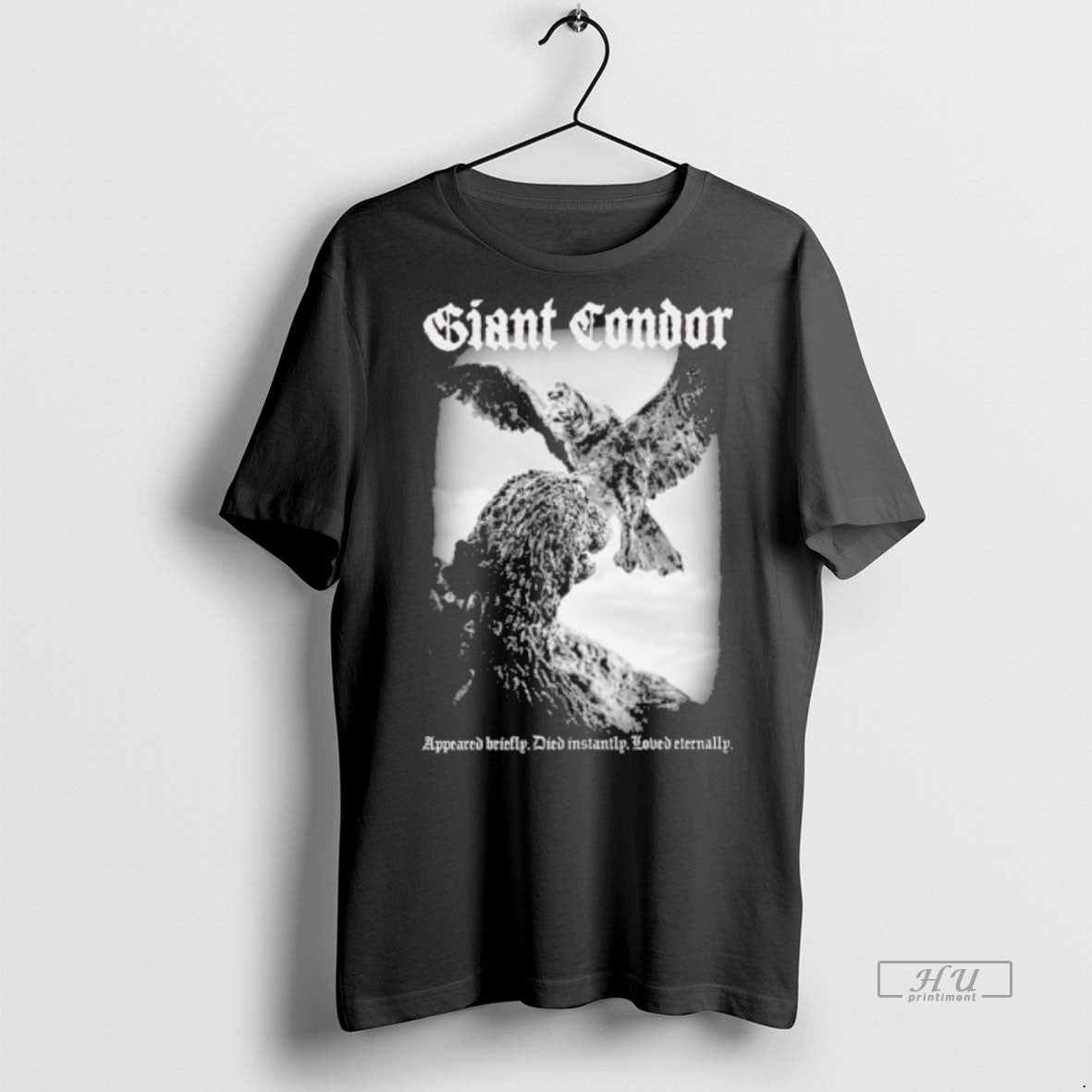 Officials Giant Condor Vintage Black Premium Tee Shirt Sweater