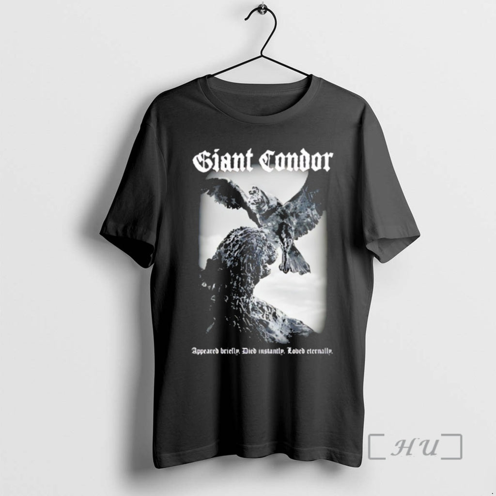 Officials Giant Condor Vintage Black Premium T Shirt Sweater