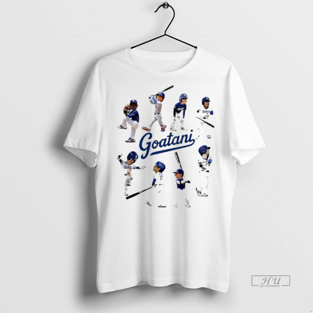 Officials Goatani Shohei Ohtani Angeles Dodgers Player Natural Moment Premium Tee Shirt Sweater