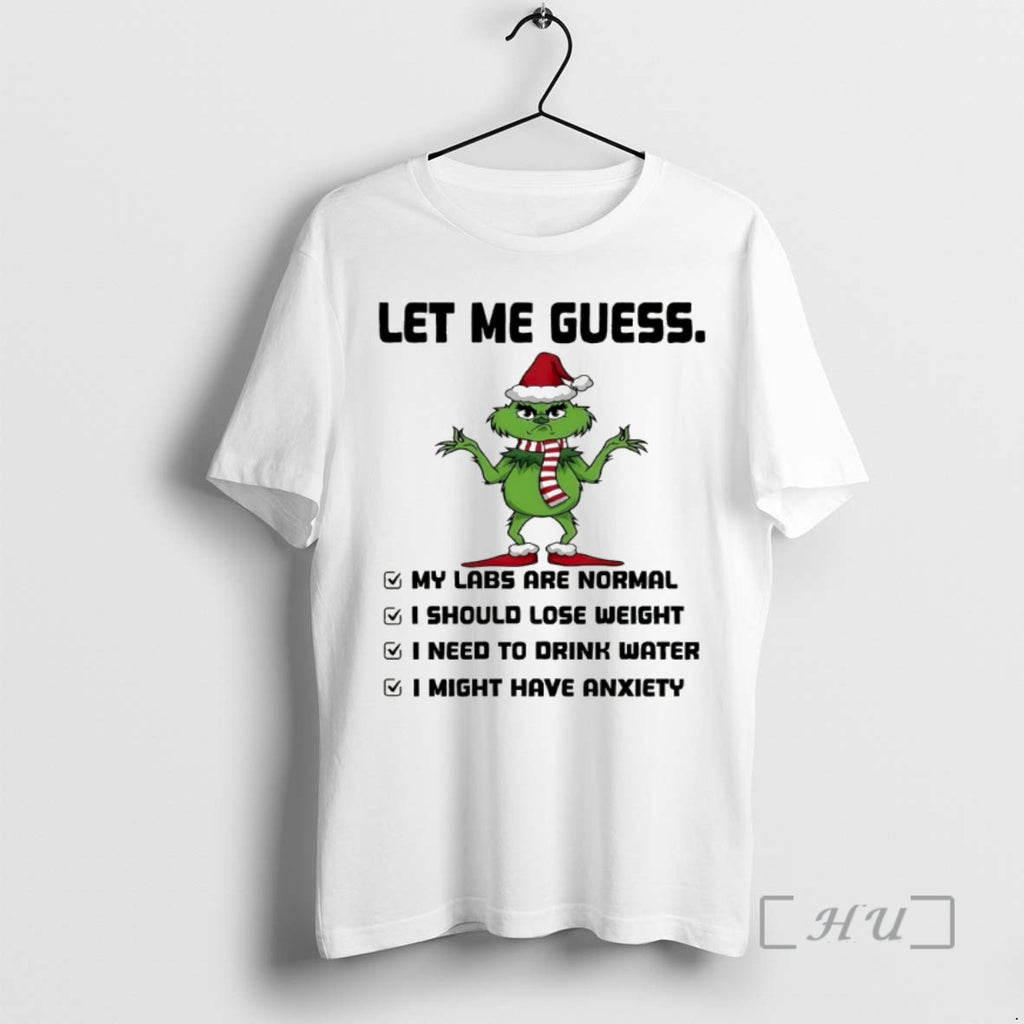Officials Grinch Santa Hat Let Me Guess My Labs Are Normal I Should Lose Weight