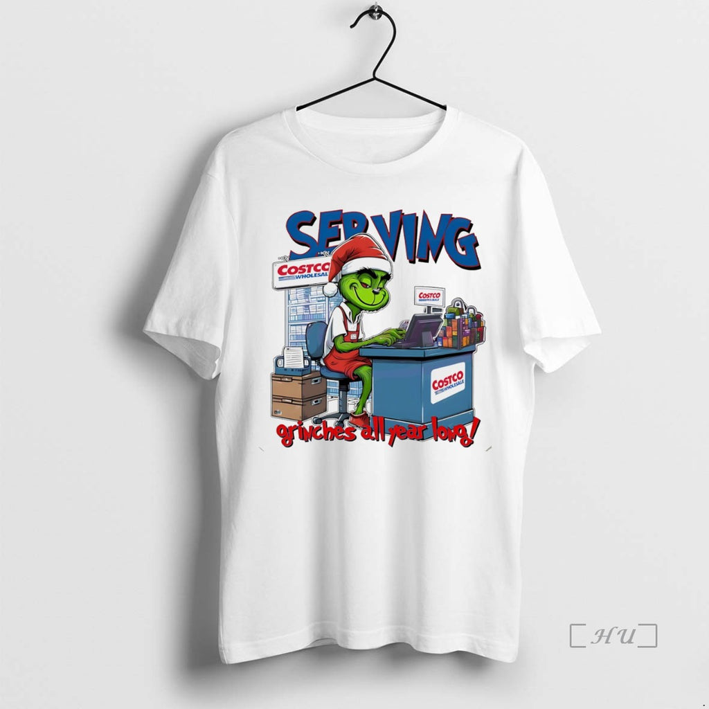 Officials Grinch Serving Grinches All Year Long Christmas Funny White