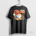 Officials Happy New Year Gnome Holding Winter Holiday Graphic Tee Shirt Sweater