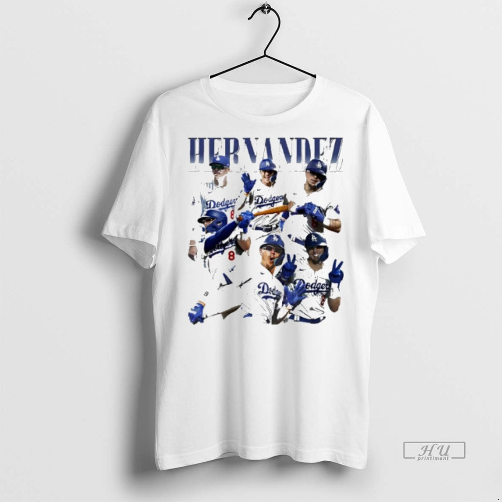 Officials Hernandez Los Angeles Dodgers Several Graphic Premium Tee Shirt Sweater