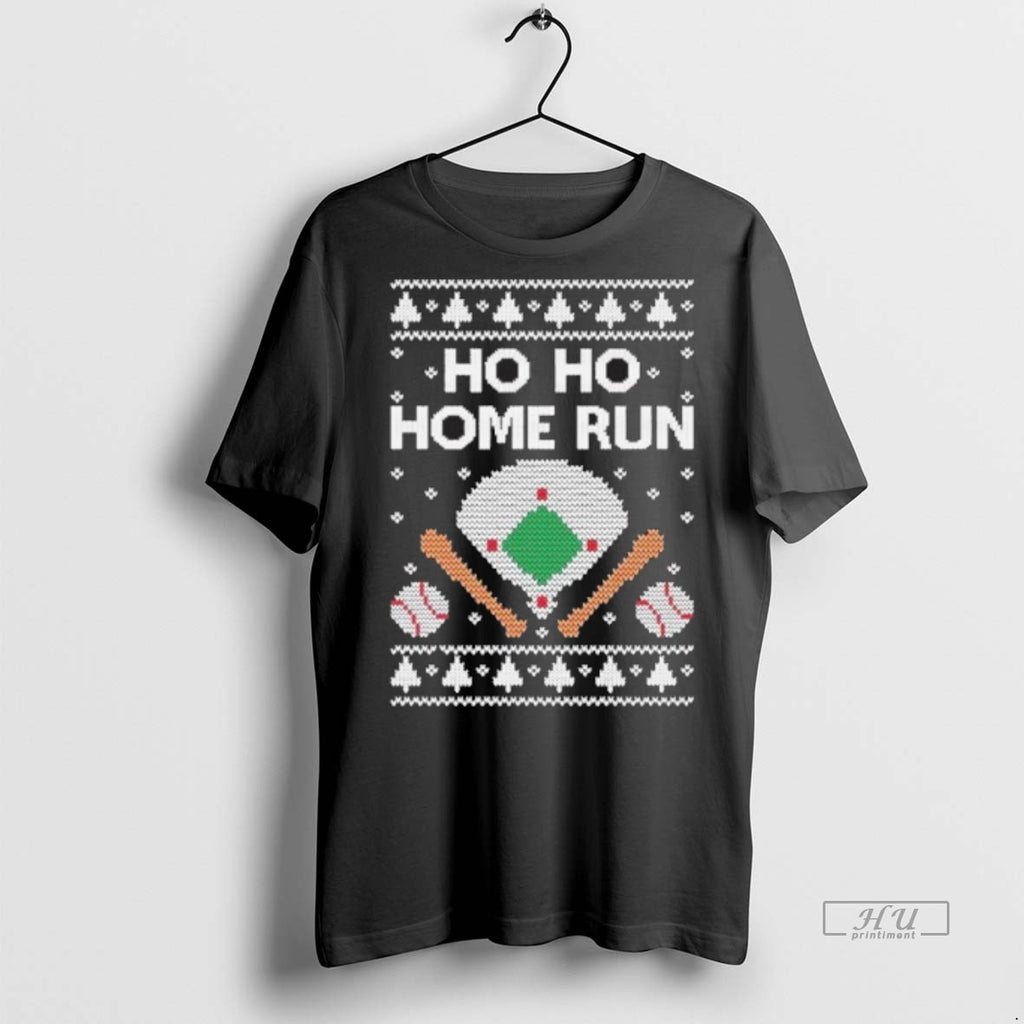 Officials Ho Ho Home Run Base Ball Ugly Premium Tee Shirt Sweater
