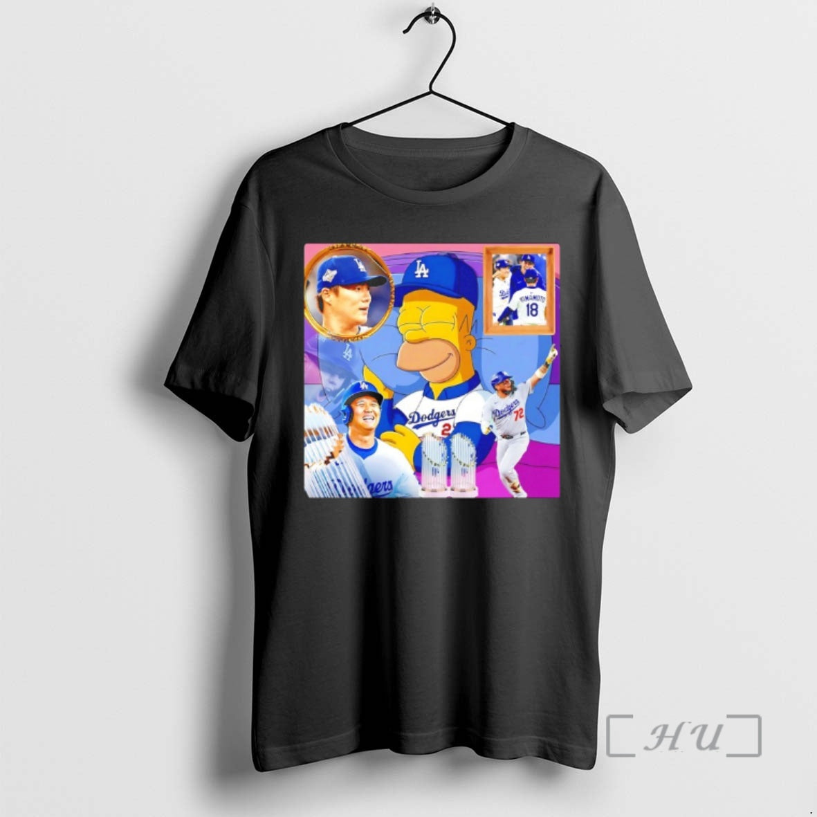 Officials Homer Simpson X Los Angeles Dodgers World Champions 2025 Premium T Shirt Sweater