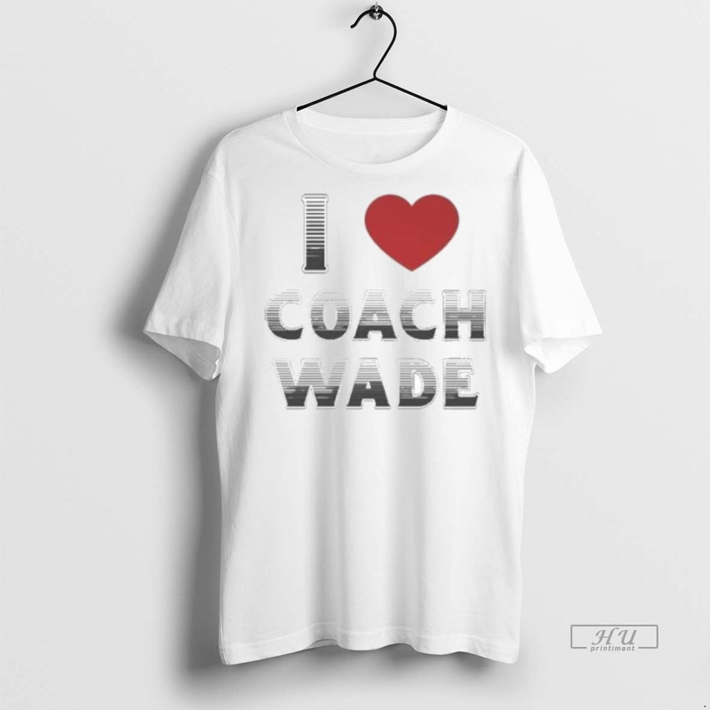 Officials I Love Coach Will Wade Circle White Premium Tee Shirt Sweater