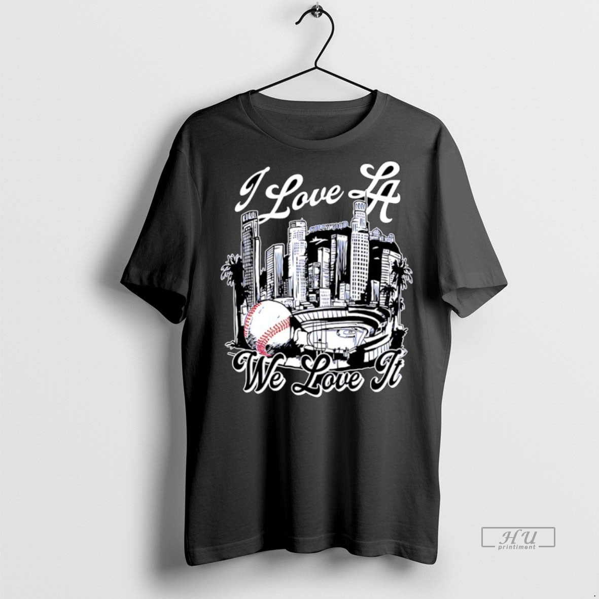 Officials I Love La We Love It Los Angeles Dodgers 2025 World Series Champions Skyline