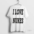 Officials I Love Nukes Dj Smokey Graphic Tee Shirt Sweater