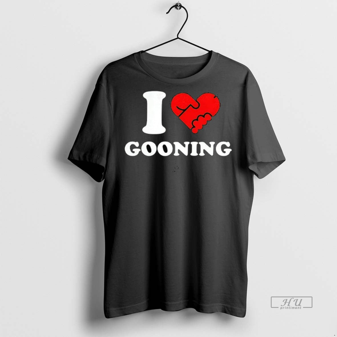 Officials I Love Gooning Heart Meme Graphic Tee Shirt Sweater