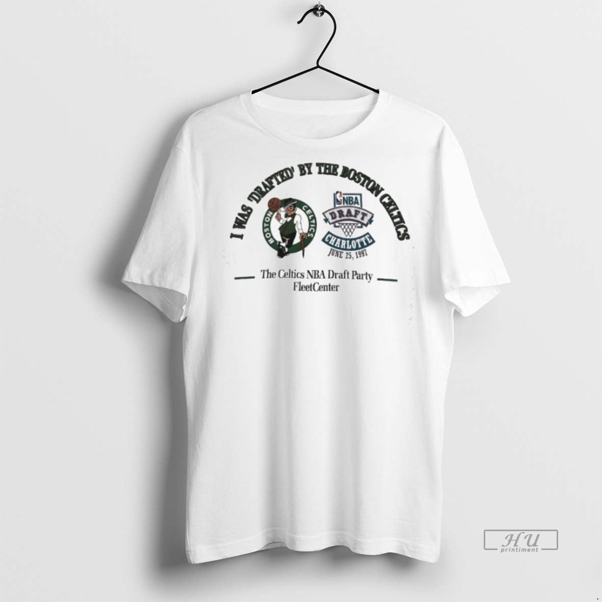 Officials I Was Drafted By The Boston Celtics Nba Draft Party Fleetcenter 1997 Vintage Graphic