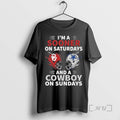 Officials Im A Sooners On Saturdays And A Cowboy On Sundays 2025 Premium T Shirts