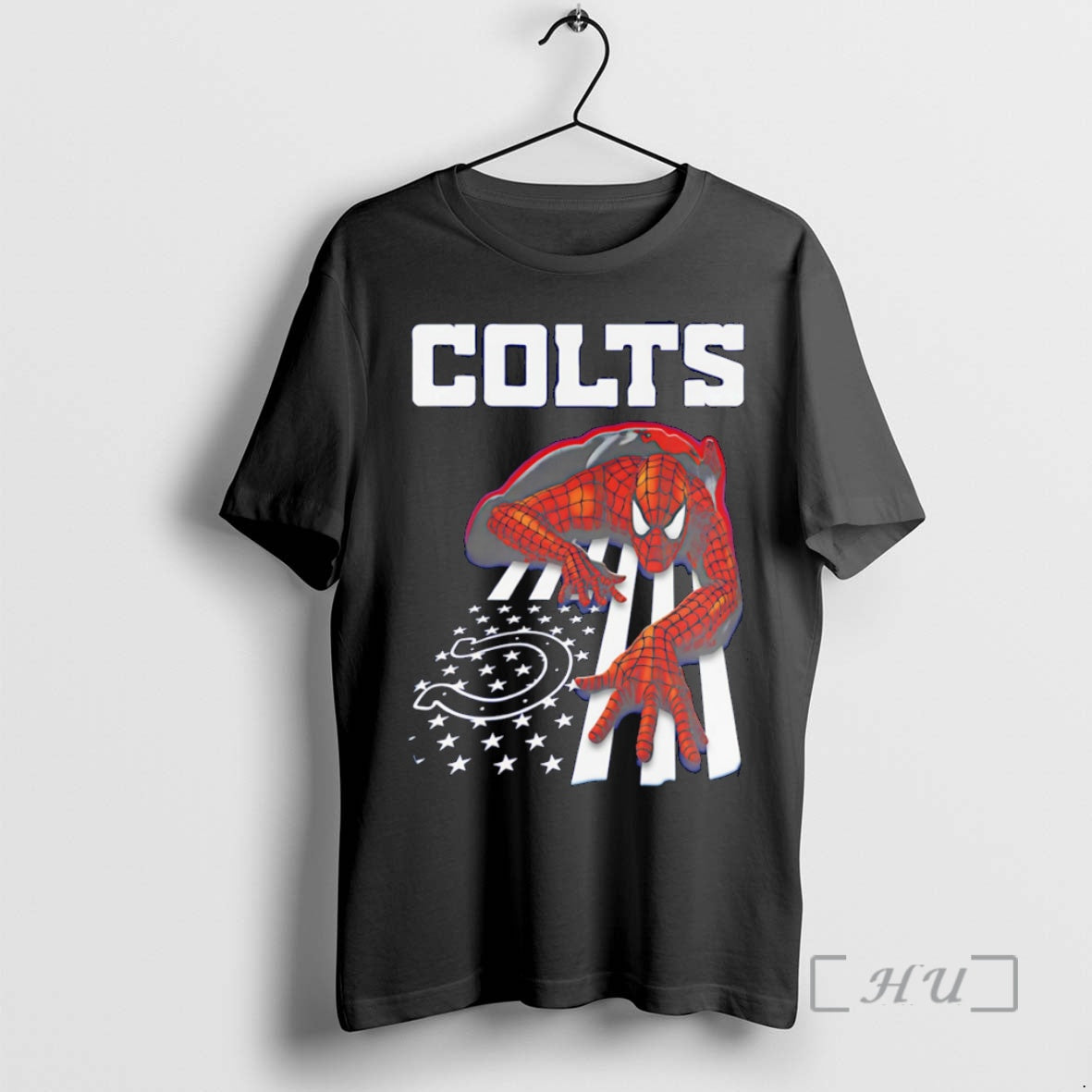 Officials Indianapolis Colts Spiderman America Flag Premium T Shirt Sweater