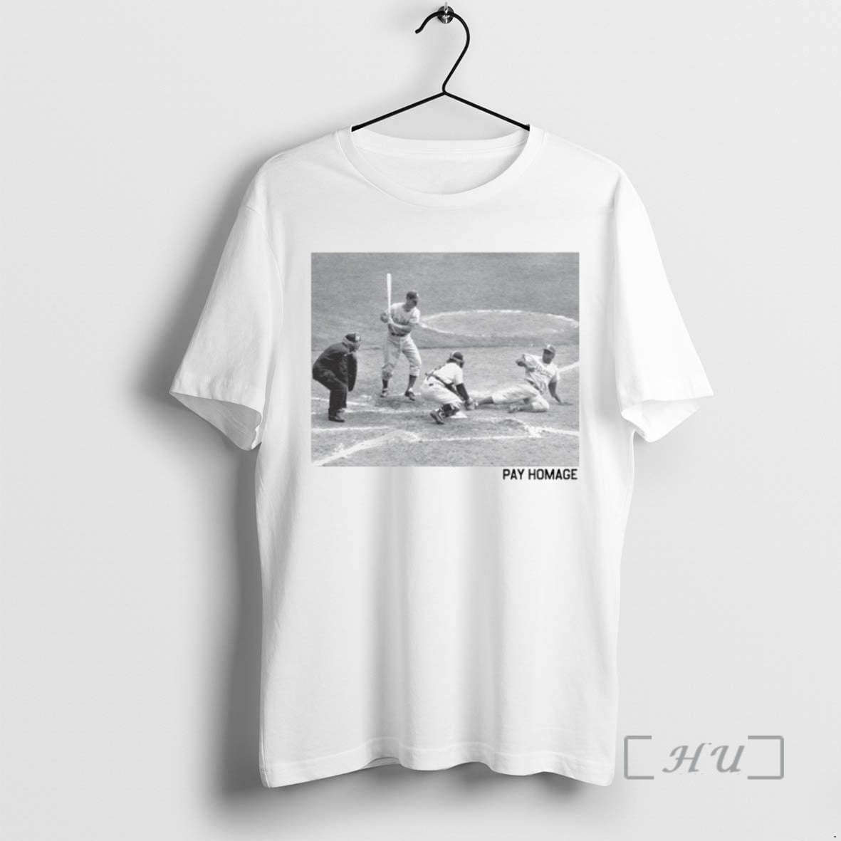 Officials Jackie Robinson Brooklyn Dodgers Cooperstown Collection Pay Homage Player Graphic Ornaments Tee Shirt Sweater