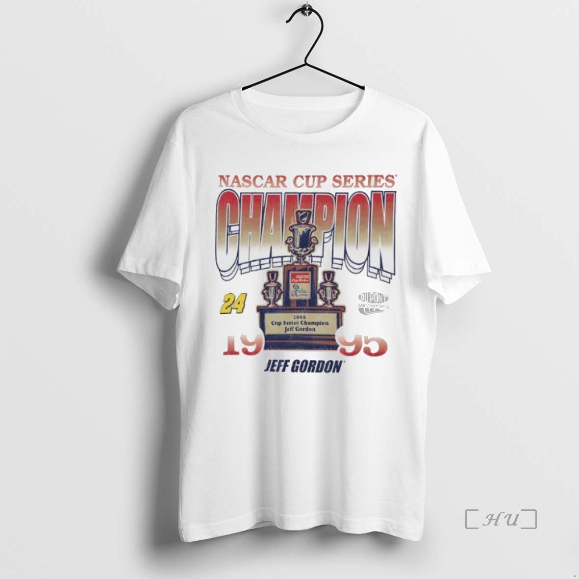 Officials Jeff Gordon 1995 Nascar Cup Series Champion Race Day Premium T Shirt Sweater