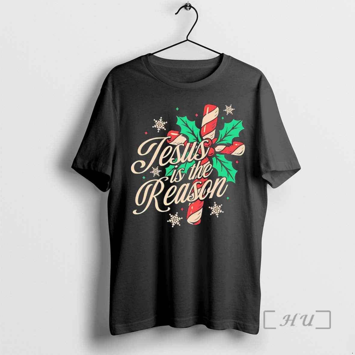 Officials Jesus Is The Reason Crossed Candy Cane Christmas