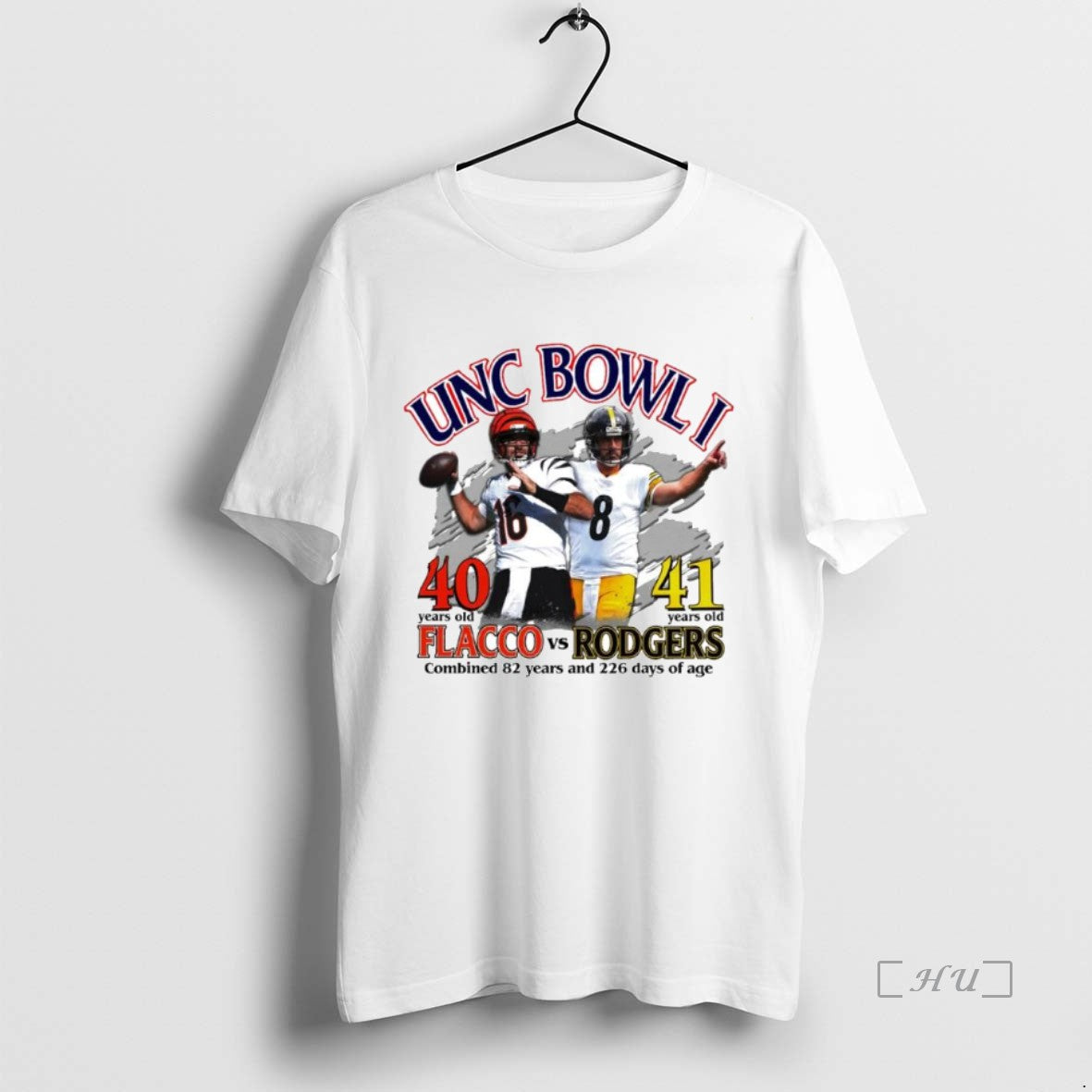 Officials Joe Flacco Unc Bowl I 40 Years Old Flacco Vs 41 Years Old Rodgers