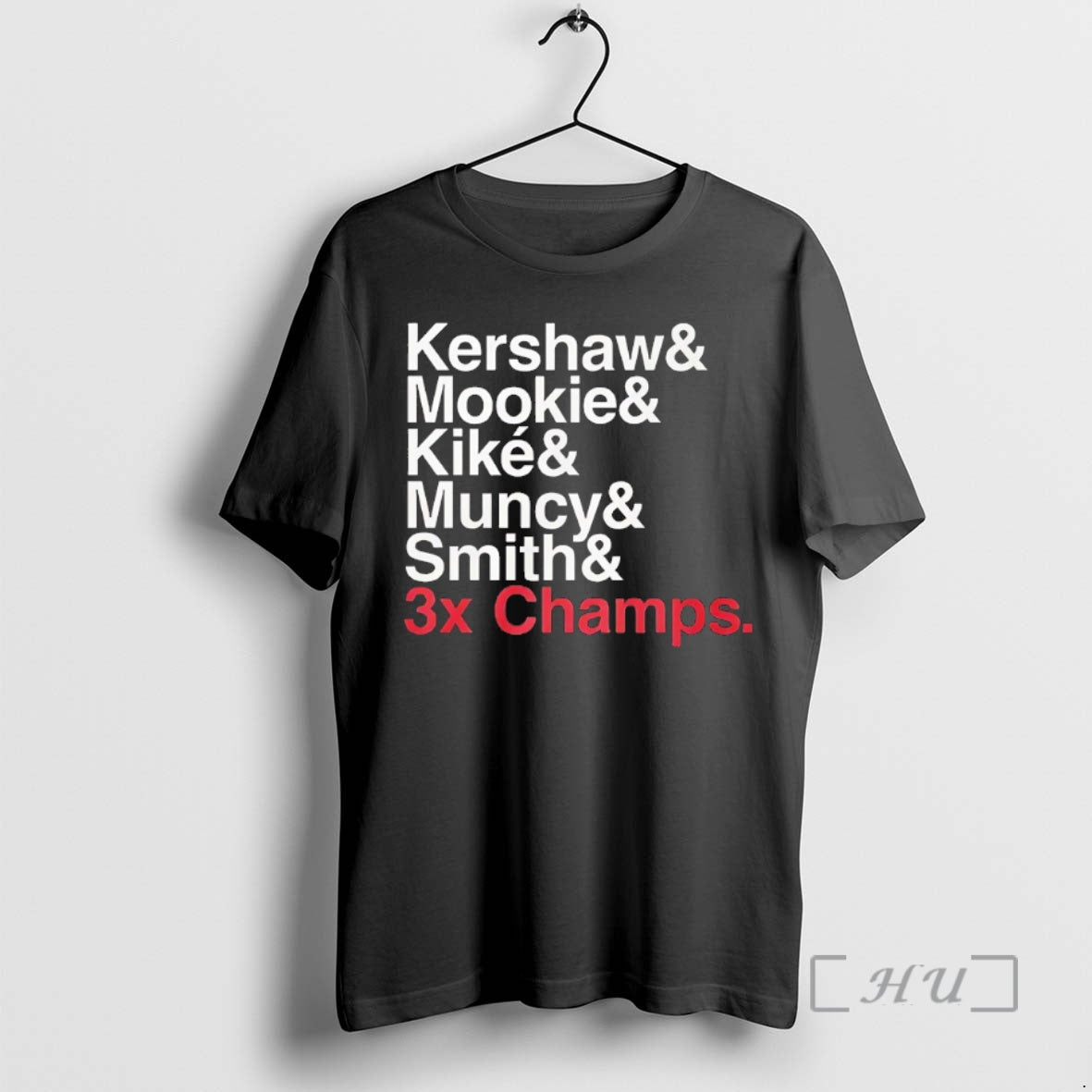 Officials Kershaw Mookie Kike Muncy Smith 3x Champs Premium T Shirt Sweater