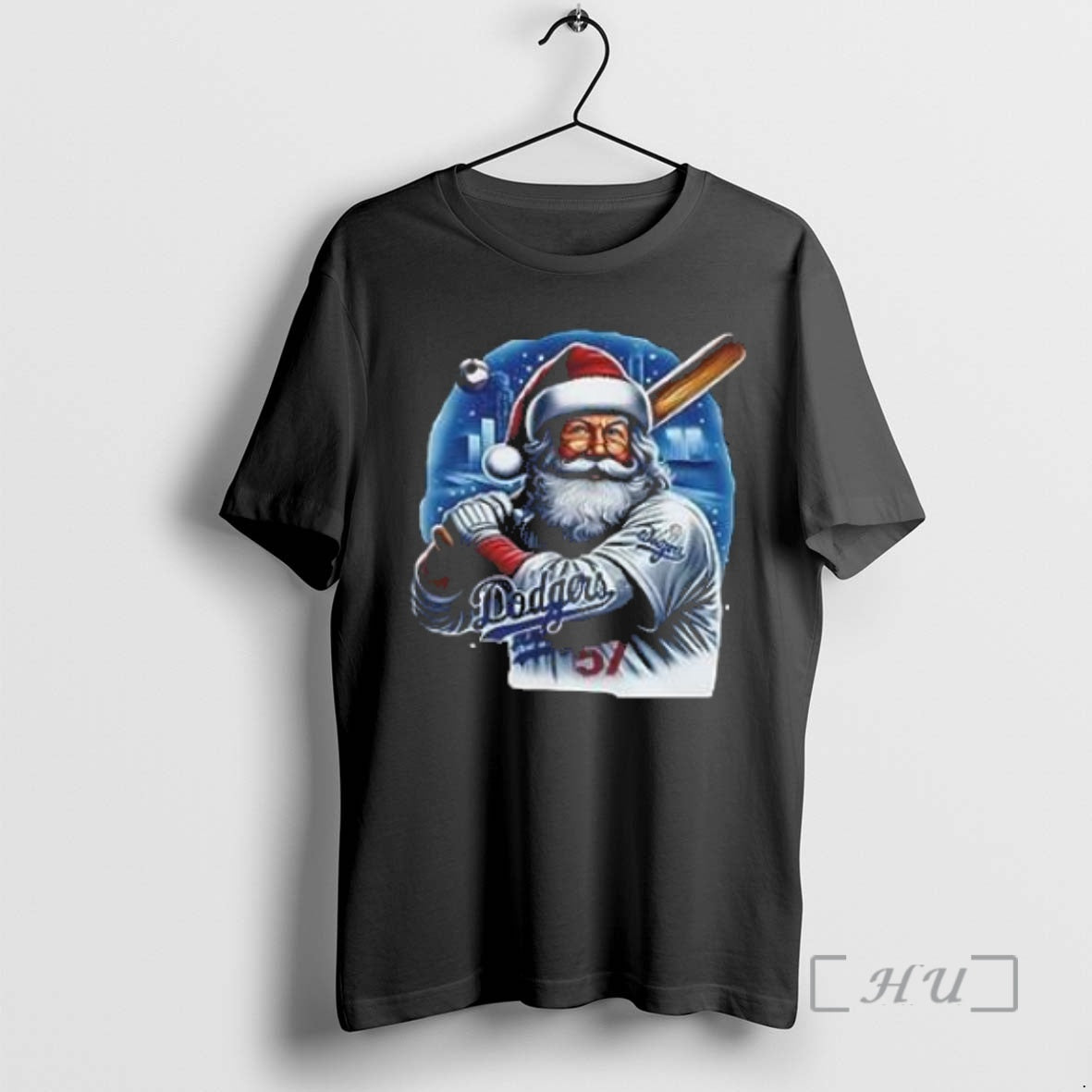 Officials La Dodgers Santa Claus Merry Christmas Premium T Shirt Sweater