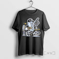 Officials La Dodgers World Series Champions Hot Dog Cartoon Mascot 2024 25 Premium T Shirts