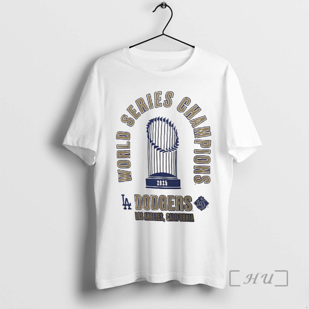 Officials La Dodgers World Series Champions Trophy 2025 Premium T Shirt Sweater