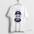 Officials Labubu Wearing A Los Angeles Dodgers Premium Tee Shirt Sweater